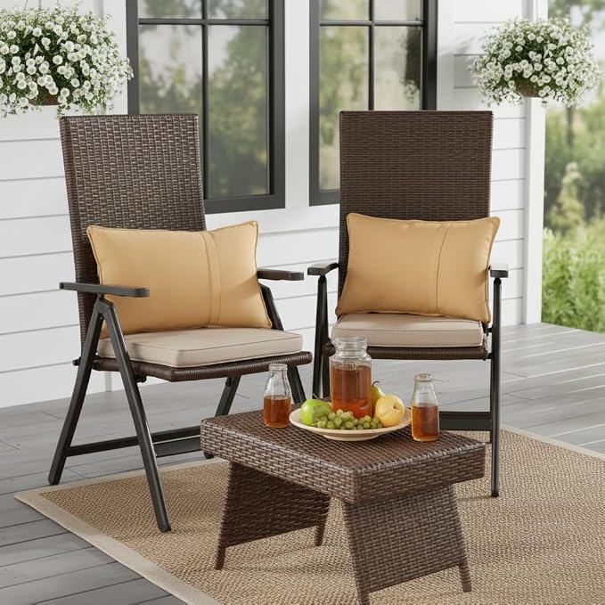 Sunbrella 18" x 18" Dining Chair Pad Cushion with Corded Edge, Soft Fiber Batting Insert, Removable Reversible Cover & Ties - Cast Ash