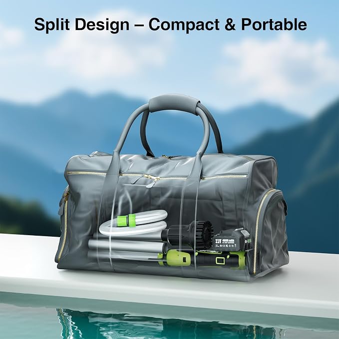 Cordless Stick Water Transfer Pump, Portable Battery Powered Sump Pump with 2 x 4000mAh Rechargeable Batteries, 720 GPH, 32 FT Lift for Pool, Garden, Pond, Boat, RV, Rain Barrels, Outdoor Draining