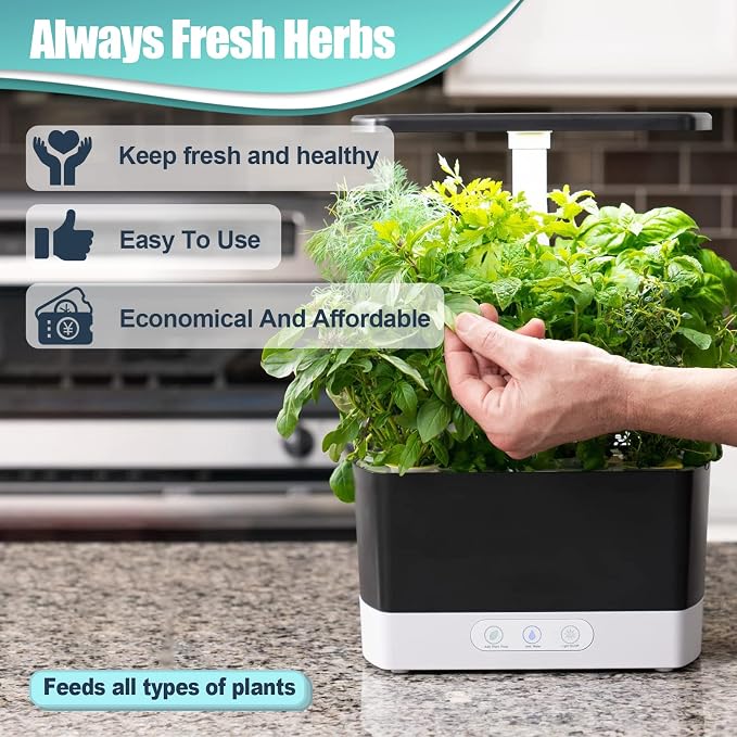 Haligo 124 pcs Seed Pod Kit for Aerogarden, Grow Anything Kit for Indoor Hydroponics Garden, Hydroponics Supplies with 50 Grow Sponges, 50 Pod Labels, 12 Baskets, 12 Planting Domes