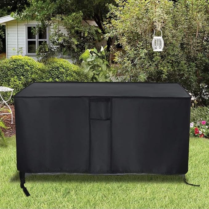 Outdoor Storage Box Cover for 60-70 Gallon Deck Box, Deck Box Cover, Waterproof Patio Storage Box Covers - 42 x 18 x 22 Inch