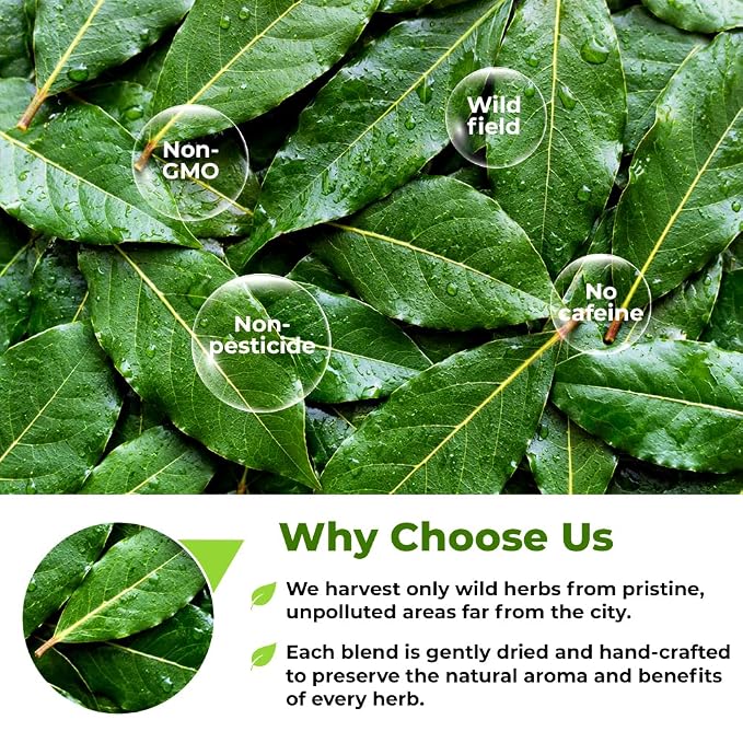 2 oz. Bay Leaf Herbal Tea (Laurus Nobilis) - 56g Dried Bay Leaves Herb Té De Laurel