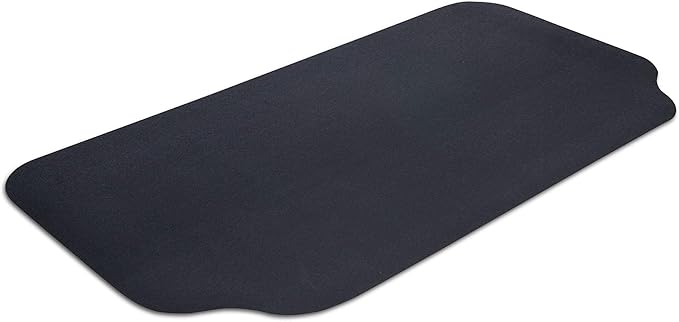 GRILLTEX Under the Grill Protective Deck and Patio Mat, 39 x 72 inches, Black