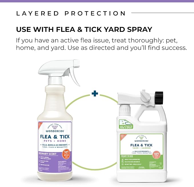 Wondercide Rose Flea & Tick Spray for Pets Plus Home with Natural Essential Oils 16 fl. oz.