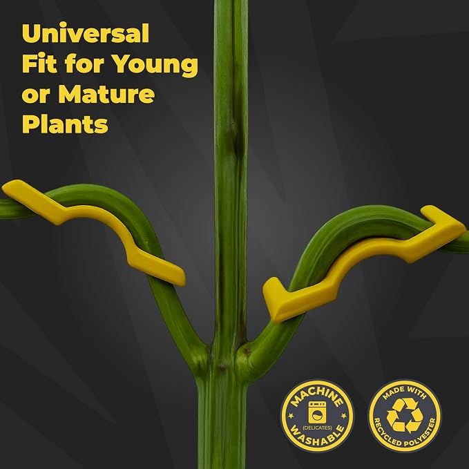 BudClips for Optimal Plant Growth | Universal Size LST Clips | Durable Plant Support Clips to Bend or Interlock Stems for Abundant Harvest | Gardening at Any Growth Stage (Blue, 20pk)