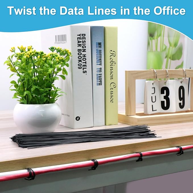 SumDirect Plastic Twist Bag Gift Bag CableTies for Party Cello Candy Bags Cake Pops (10" - 300 PCS)
