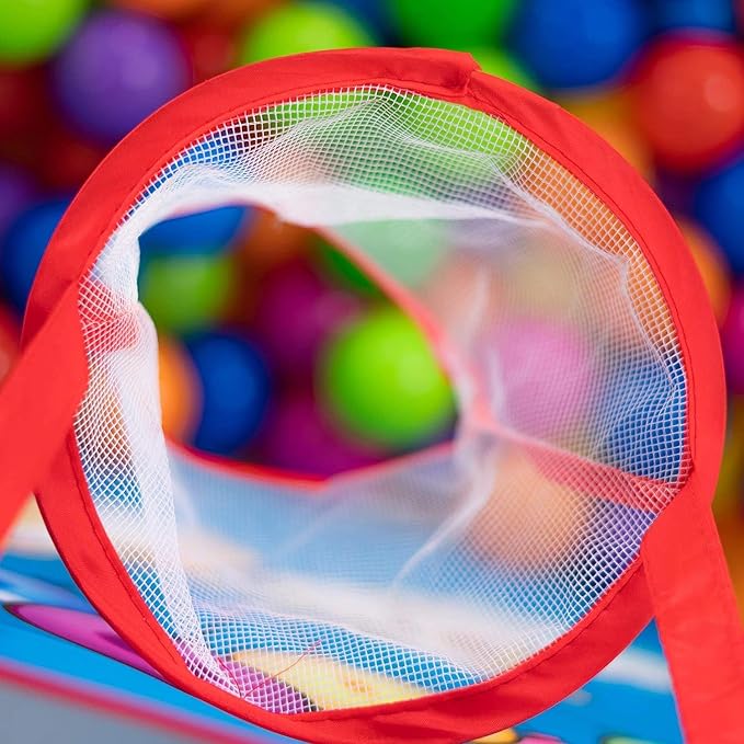Ball Pit for Toddlers | Kids Ball Pit | Ball Pool for Babies | Piscina de Pelotas para Bebes | Playpen with Basketball Hoop and Zipper Storage Bag, 4 Ft/120CM G : Balls NOT Included pop up B