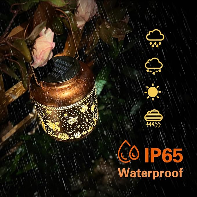 Sea Turtle Solar Lanterns Outdoor Waterproof,Hanging Solar Lights Sea Turtle Gifts for Women Men Metal LED Decorative Light for Yard,Patio,Lawn,Pathway,Landscape,Garden Decor