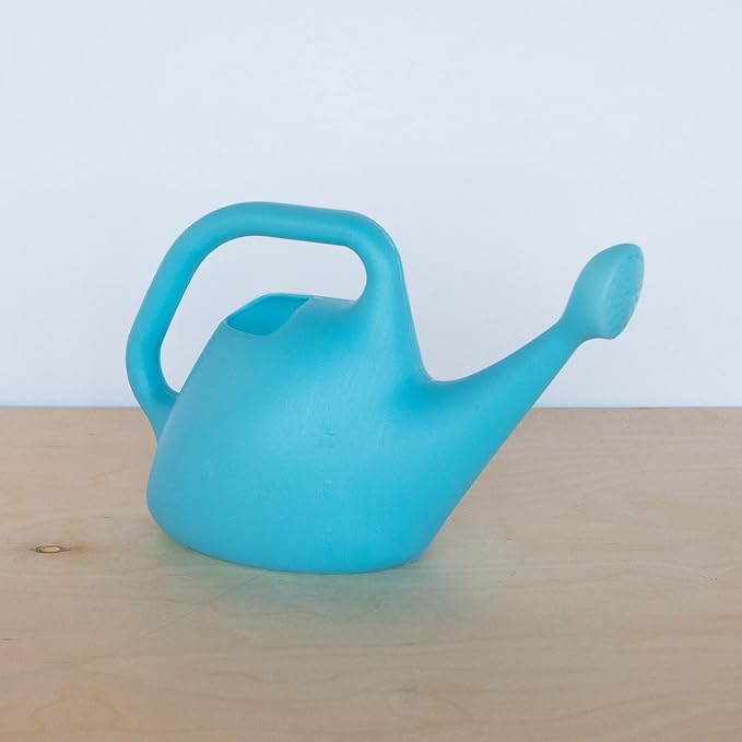 Bloem Translucent Watering Can: 1 Gallon Capacity - Bluebonnet - Easy to See Water Level, Loop Handle, Durable Resin, for Indoor and Outdoor Use, Gardening