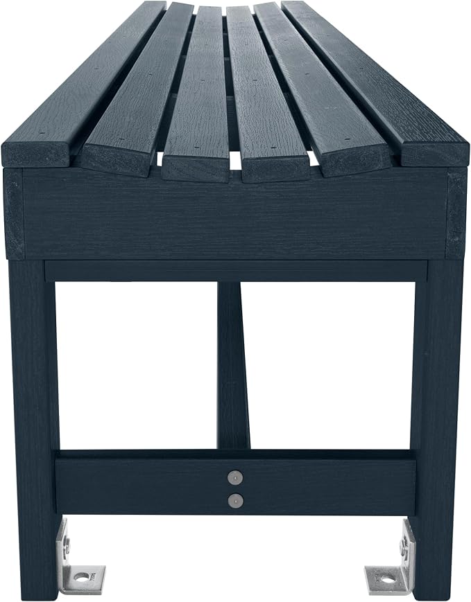 Sequoia Professional Commercial Grade Weldon Backless Picnic Bench, 6ft, Federal Blue
