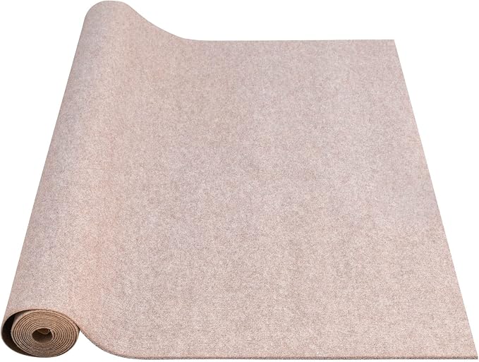 Happybuy 6 ft x 18 ft Brown Marine Carpet for Boats Waterproof - 0.18" Thick Indoor Outdoor Rug Carpet Roll for Home Patio Porch Deck