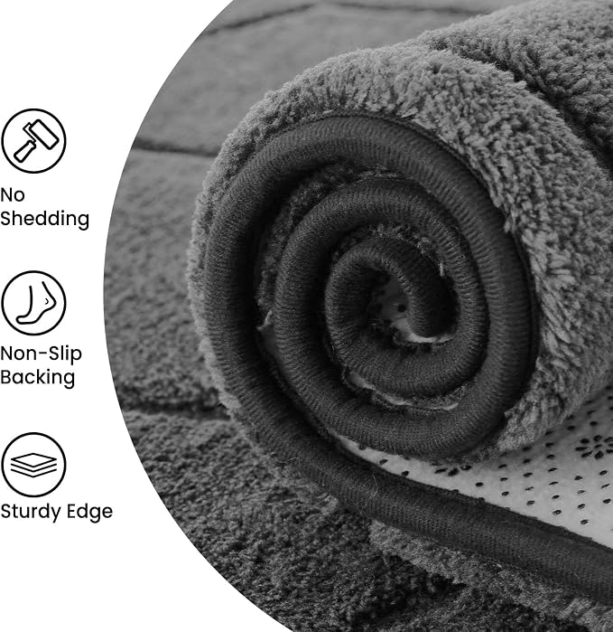 Sour Lemon Area Rugs 10x14 Living Room Bedroom, Exta Large Carpet Grey Rug | Washable, Geometric Alfombra Para Salas Modernas, Non Slip Big Soft Thick Fluffy Plush, Memory foam Rug for Kids Playroom
