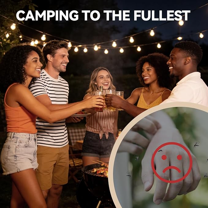Mosquito Repellent 48 Balls – Mosquito Repellent Outdoor Patio & Indoor, Natural Mosquito Deterrent for Yard, Patio, Camping & Travel