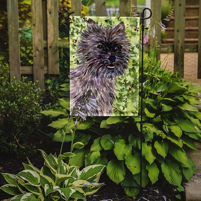 Caroline's Treasures SS8815GF Cairn Terrier Garden Flag Mailbox Flag Decorative Yard Flag Banner Outside Patio Artwork Yard Flower Beds, Garden Size, Multicolor