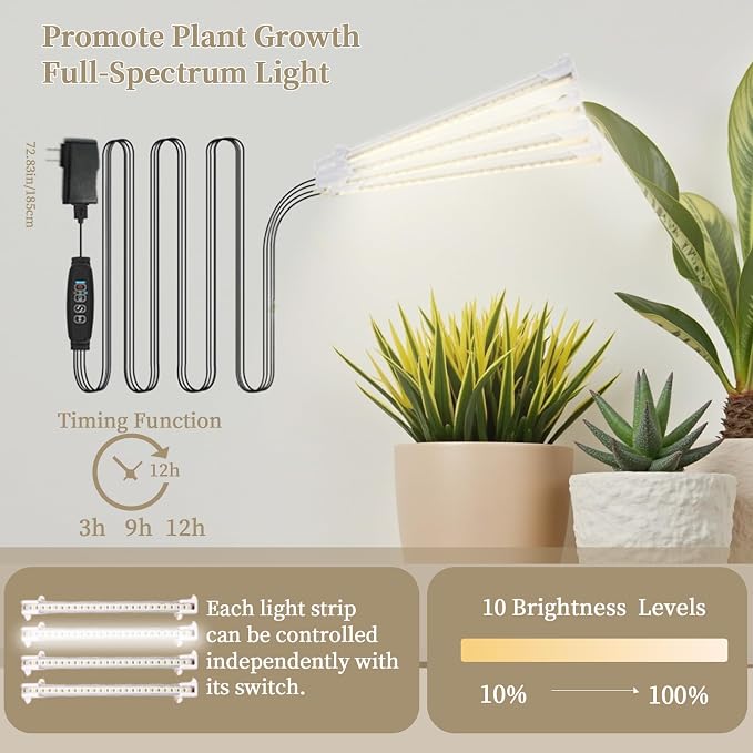 Plant Stand Indoor with Grow Lights - 11 Tiered Plant Shelf with Drawer, 65" Corner Plant Stands for Indoor Plants, Plant Stand for Multiple Plant, Flower Display Rack for Home, Living Room, Patio
