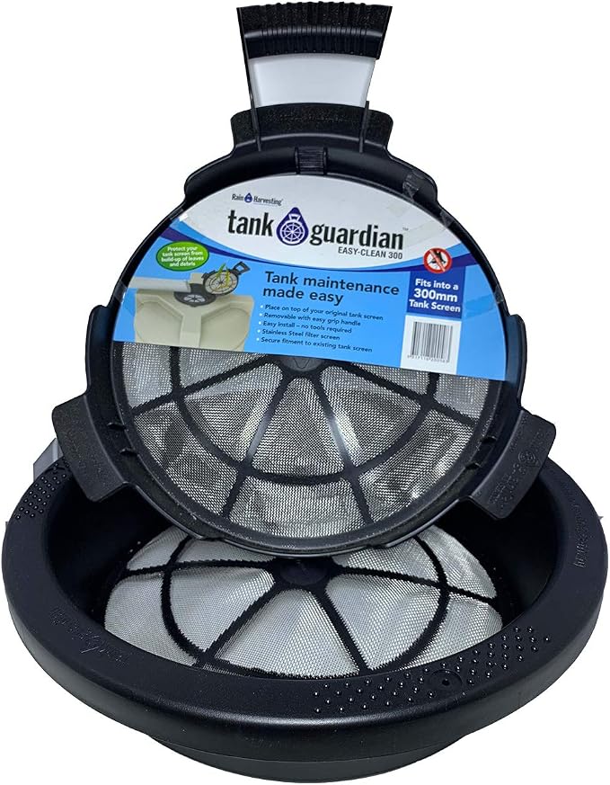 Aquabarrel 2 piece s 12inch Debris and Insect Filter for Rain Barrels & Cistern