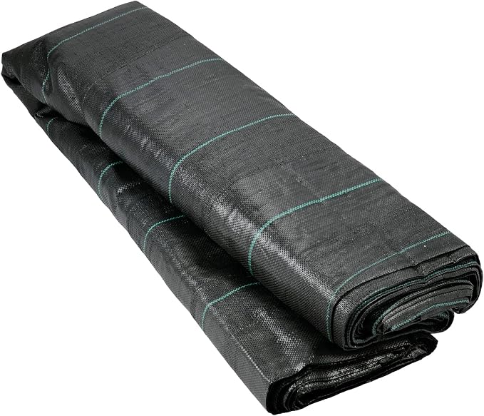 Happybuy Driveway Fabric, 13x60ft Commercial Grade Landscape Fabric, Garden Weed Barrier Fabric Heavy Duty, Geotextile Fabric Underlayment Gravel, Ground Cover Drainage Fabric, Weed Mat Cloth | Soil-Friendly and Highly Permeable,Smooth and Precise Edges