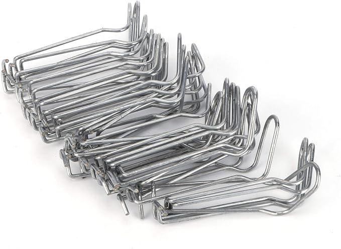 Stainless Steel Plant Support Spring Clips, 30 Pack, Greenhouse Fixing Clamps for Home Garden
