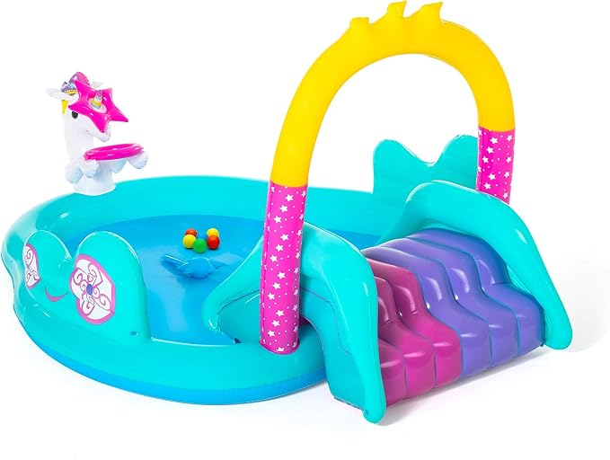 Bestway - H2OGO! Magical Unicorn Carriage Play Pool Center