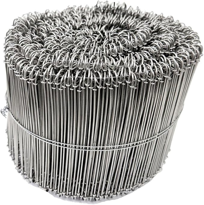 Zeluga 23-267 6in. 16 Gauge 1000 Pc. Galvanized Steel Double Loop Reinforcement Cable Rebar Wire Ties