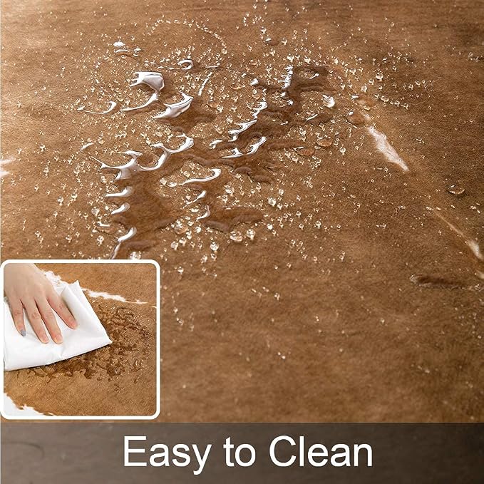 AROGAN Premium Faux Cowhide Rug 110 x70 cm/3.6 x 2.3 feet, Durable and Large Size Cow Print Rugs, Suitable for Bedroom Living Room Western Decor, Faux Fur Animal Cow Hide Carpet, Brown | Premium Cow Hide Carpet, Western Rug for Bedroom Living Room Deco...