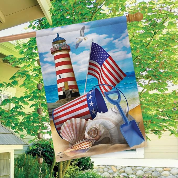 Briarwood Lane Sea To Shining Sea House Flag