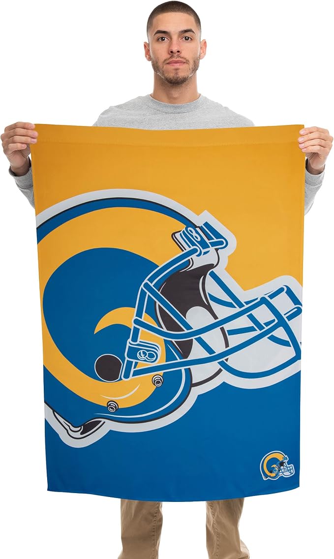 NFL Double Sided Team Logo Vertical Flag (40" x 28")