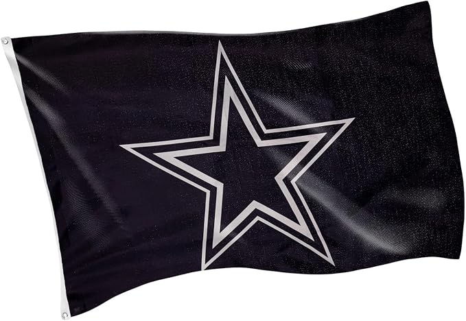 Team Sports America NFL Dallas Cowboys 3 x 5 Outdoor Durable Flag with Grommets | Heavy Duty Flag & Banner for Outdoor Garden Patio | Indoor Wall Decor | Works with Flag Poles for House