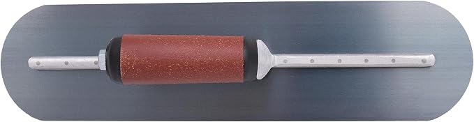 MARSHALLTOWN Fully Rounded Concrete Finishing Trowel, Blue Steel Blade, DuraCork Handle, 24 x 4, Assembled in USA, MXS24BRDC