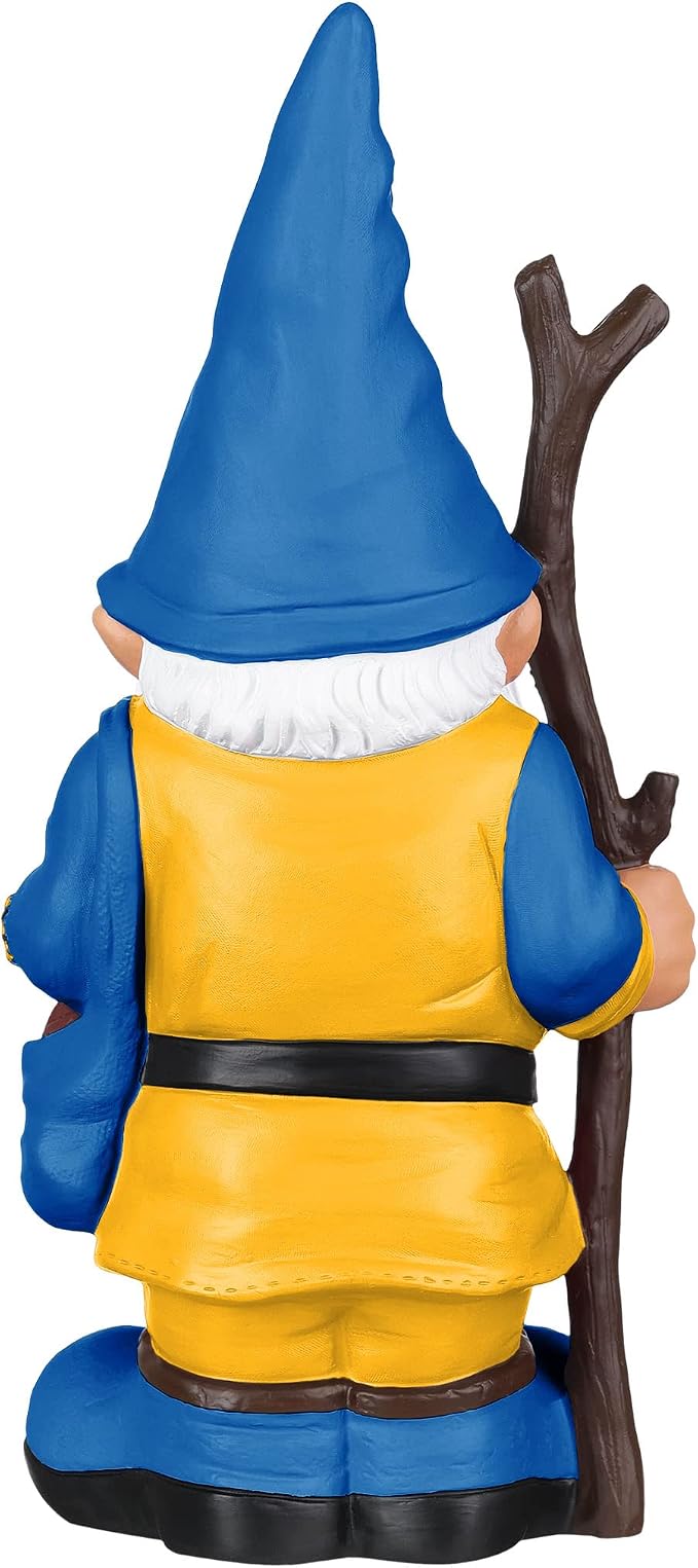 FOCO NFL Team Logo Holding Stick Garden Statue Outdoor Gnome