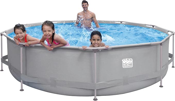Happy People Steel Frame Pool 360 x 76 cm