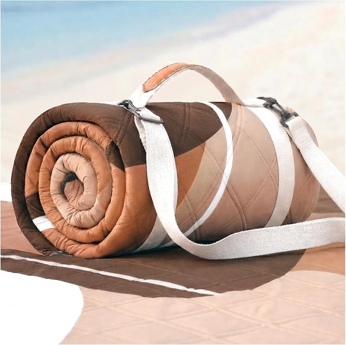 Waterproof Beach Blanket Picnic Outdoor Camp Mat RugTowel Family Beach Trip Essentials Summer Vacation Must Have Travel Accessories Lake Day Necessities Stuff Thing Need Gear Gift Supplies 2026