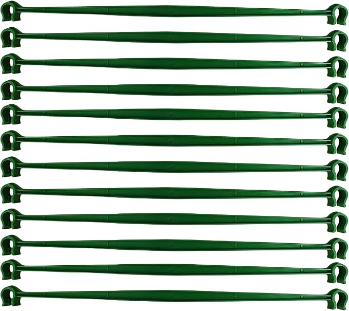36PCS Plant Stake Arms for Tomato Cage，Expandable 11.8" Plant Supports Trellis Connector Clips for 11mm Garden Plants Stakes Stand Outdoor/Indoor