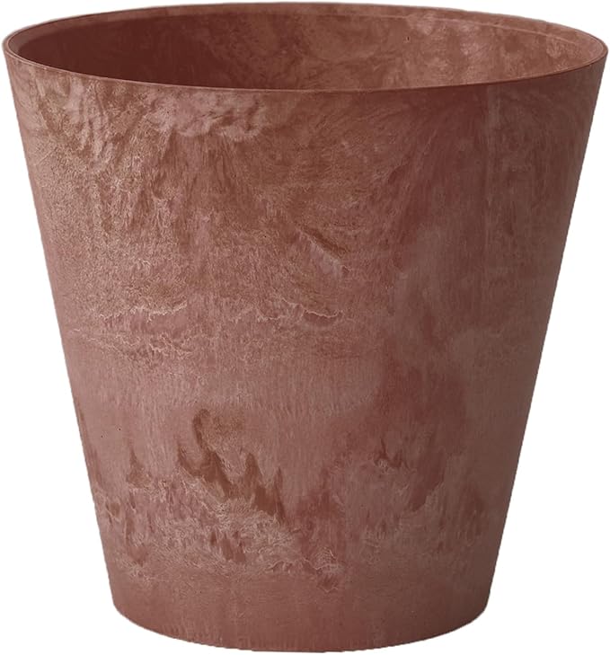 Root & Vessel Napa Round Planter, Rust, 12"