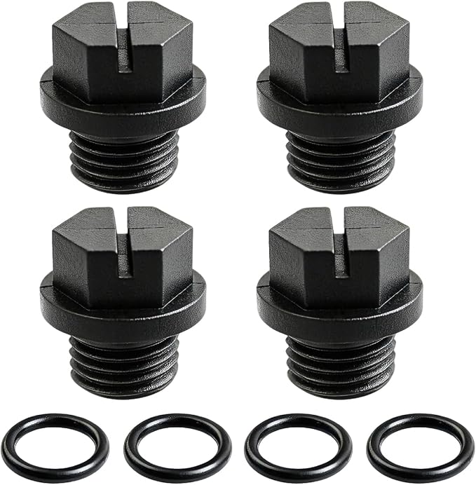 SPX1700FG Pool Pump Drain Plug Gasket Replacement 4-Pack | Fits Hayward SPX1700FG, MaxFlo & Select Power-Flo. Includes 4 Plugs & Seals for Pool Maintenance.