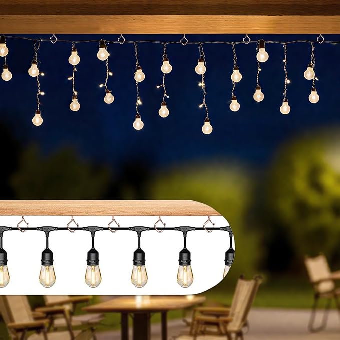 82 PCS Metal Rose Gold Eye Screw Hooks for Hanging Heavy Duty.Windproof Ceiling Hooks for Hanging Plants,Cup,Wind Chime,Bird Feeders,Christmas String Lights at Indoor&Outdoor 2.2 Inch