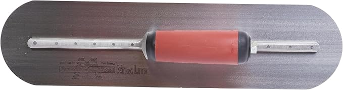 MARSHALLTOWN Fully Rounded Concrete Finishing Trowel, High Carbon Steel Blade, DuraSoft Handle, 16 x 4, Assembled in USA, MXS66FRD