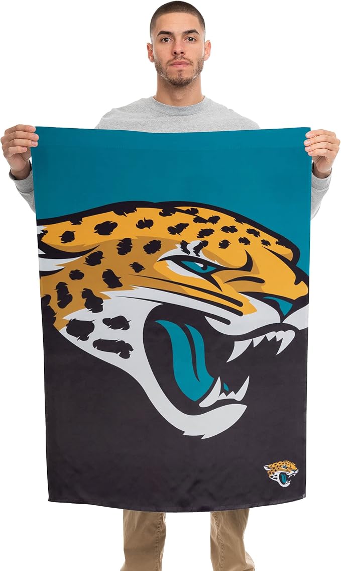 NFL Double Sided Team Logo Vertical Flag (40" x 28")