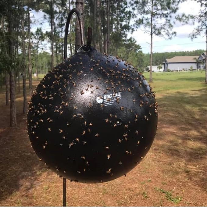 Bug Ball Replacement Ball, 3 Pack- Odorless Eco-Friendly Biting Fly and Insect Killer with NO Pesticides or Electricity Needed, Kid and Pet Safe