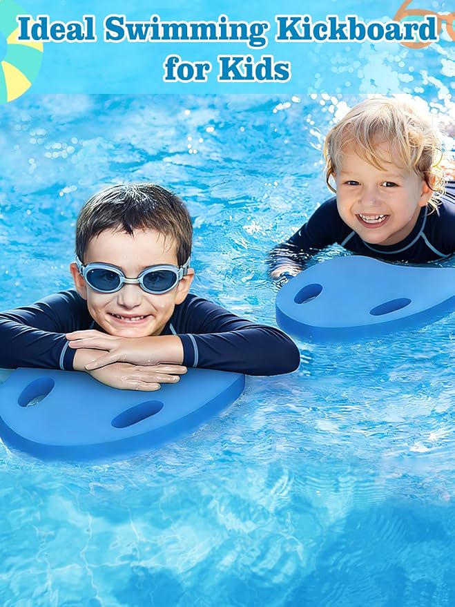 Aulock Swimming Kickboard for Kids with Handrail Hole | Safe Swimming Training Aid Kickboard, Practising Swimming Kickboard for Beginners, for Summer Pool Party