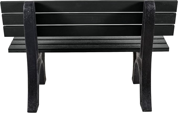 Sequoia Professional Aurora 4 ft Park Bench, Black