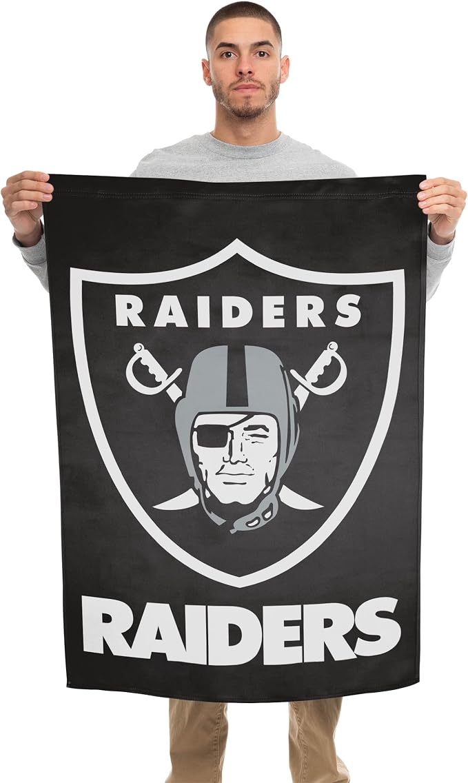 NFL Double Sided Team Logo Vertical Flag (40" x 28")