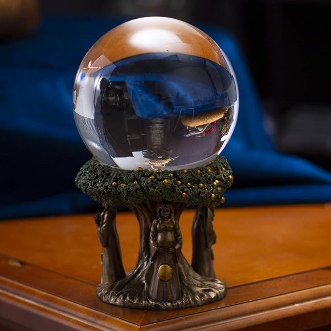 Pacific Giftware Mother Maiden Crone Gazing Glass Ball Resin Figurine