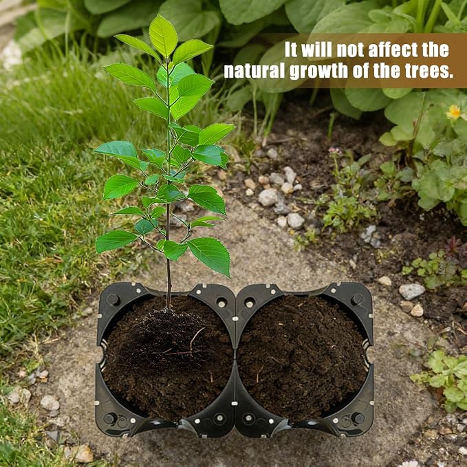 30 PCS Air Layering Propagation Kit with Zip Ties, Black Reusable Air Layering Pods, Plant Root Growing Box, Tree Rooting Grafting Box for Fast Propagation Plants (10S+10M+10L)
