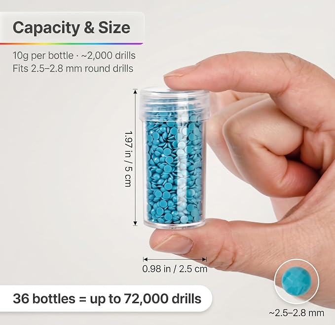Diamond Painting Storage Container, 4-Tier Bead Organizer Box with 200 Slots, Stackable Crafts Organizers for DIY Diamond Art Accessories Craft Jewelry Bead Storage