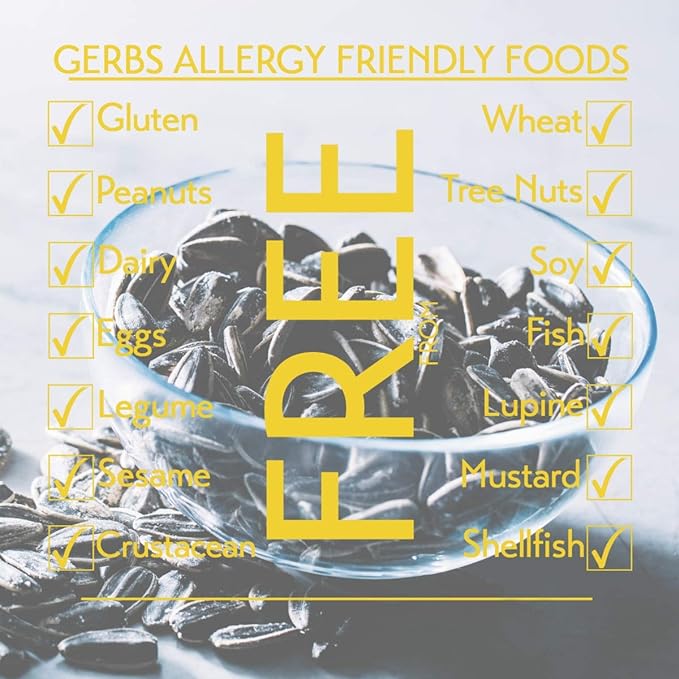 Lightly Sea Salted Sunflower Seed in Shell by Gerbs - 4 LBS - Top 11 Food Allergen Free & Non GMO - Premium Dry Roasted Seeds – COG USA