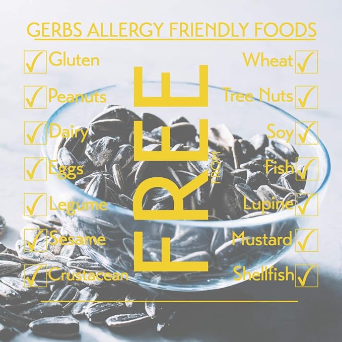 Lightly Sea Salted Sunflower Seed in Shell by Gerbs - 2 LBS - Top 11 Food Allergen Free & Non GMO - Premium Dry Roasted Seeds – COG USA