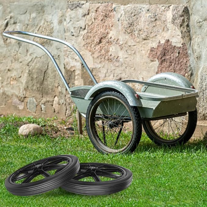 20x2.125" Replacement Flat-Free Tire for Wheelbarrow Wheel Carts,Big Wheel Utility Carts