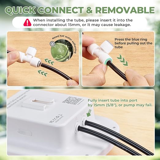 HIRALIY Solar Drip Irrigation System with Timer, Automatic Plant Watering Kit with USB Backup, 12 Pressure-Balanced Drippers, 40FT Tubing for Potted Plants, Indoor Pots & Even Watering