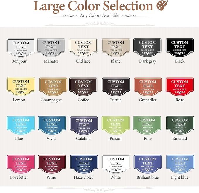 Custom Sign - Custom Sign Outdoor Metal,Personalized Metal Signs for Outside,Yard,Wall,Office,Business,Garden,Gate,Porch,Garage Ultra Clear Waterproof 10 x 6.2 inch