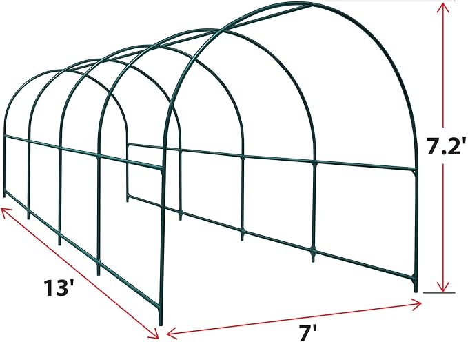 Steel Garden Arch Multi-Size Wedding Garden Bridal Party Decoration Arbor (13'x 7' x 7.2')